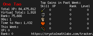 [13 pets] Stinger's post-max grind [Currently:Agility (20m+ exp)] Sig